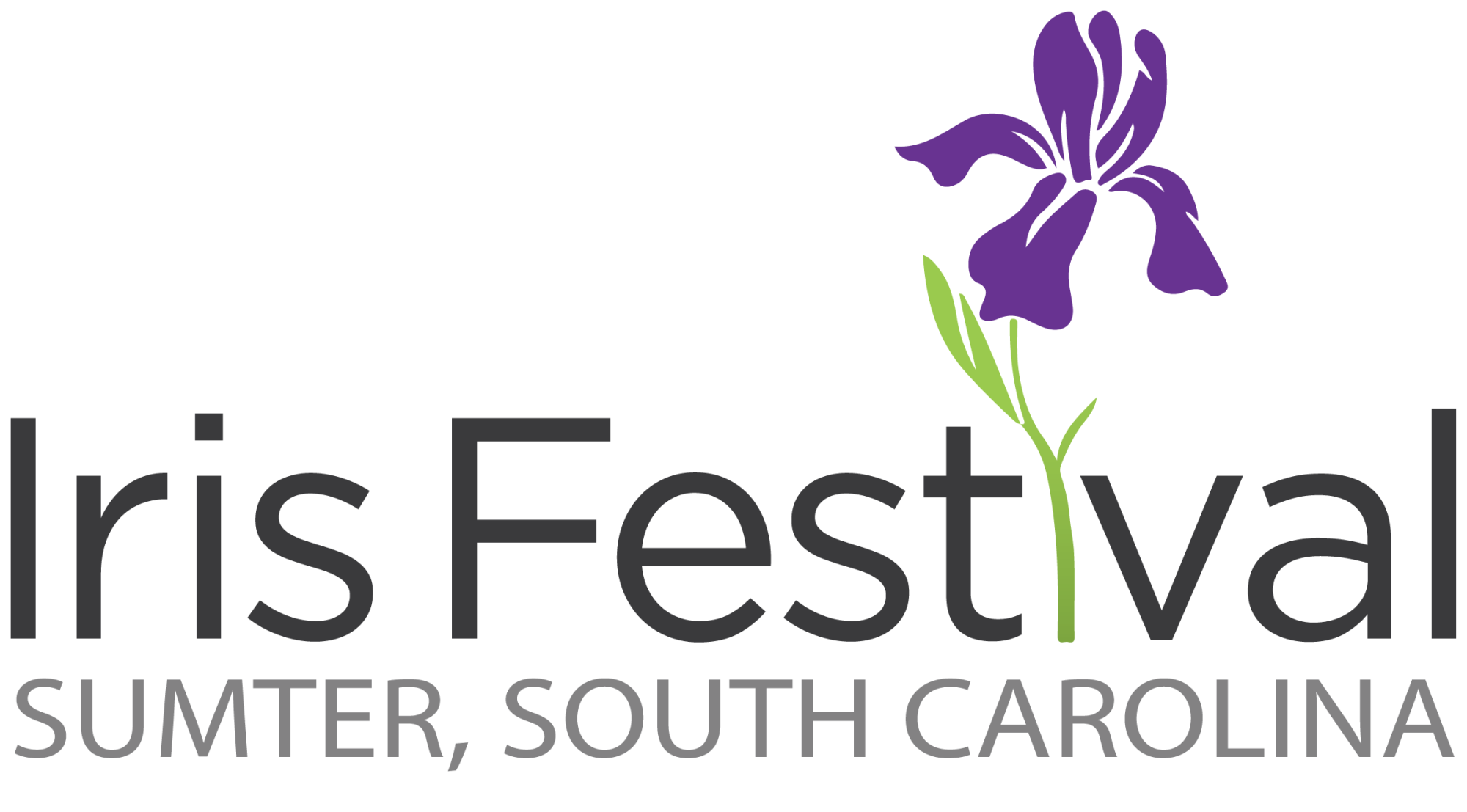 iris festival logo