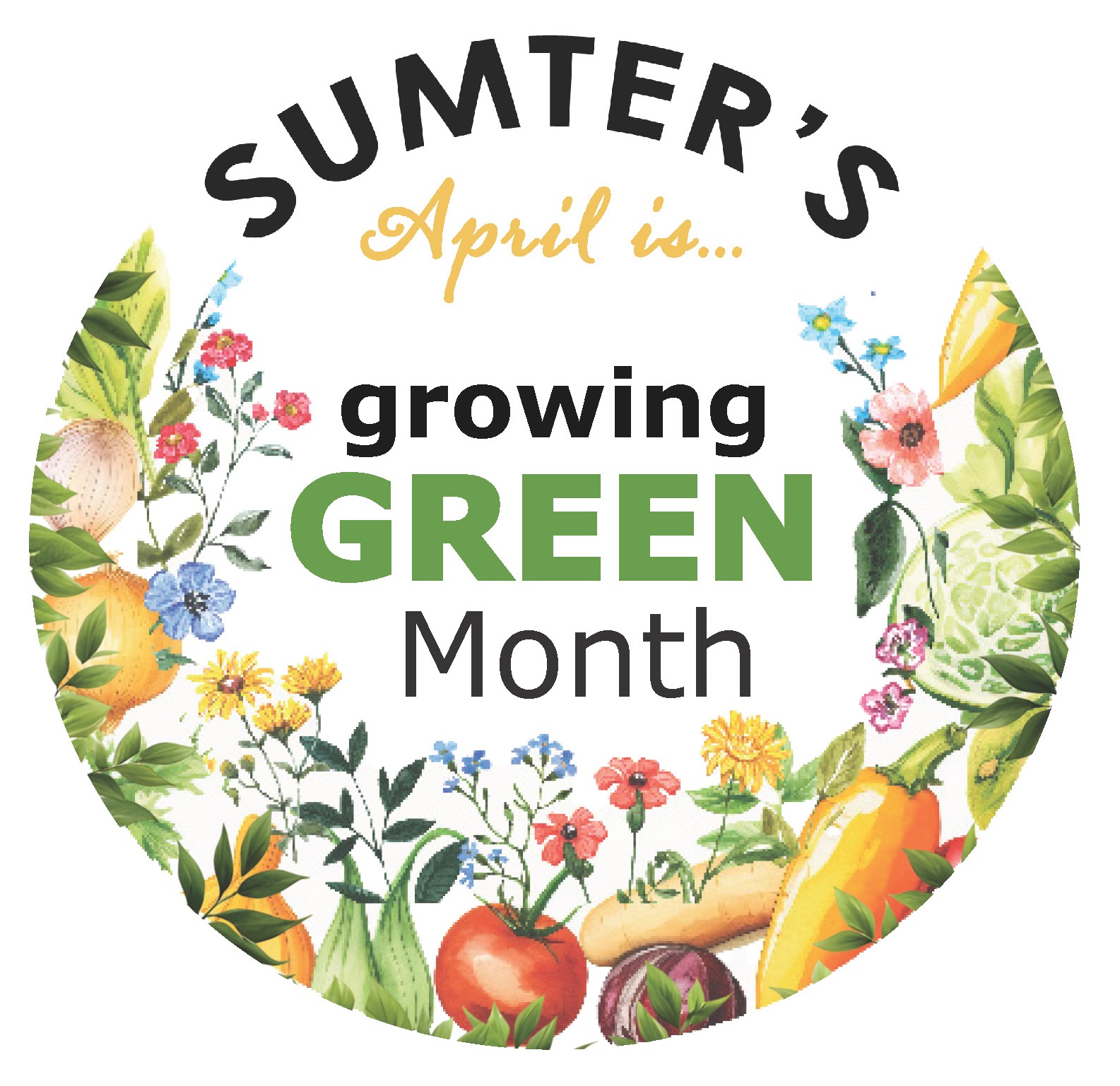 April is growing GREEN Month!