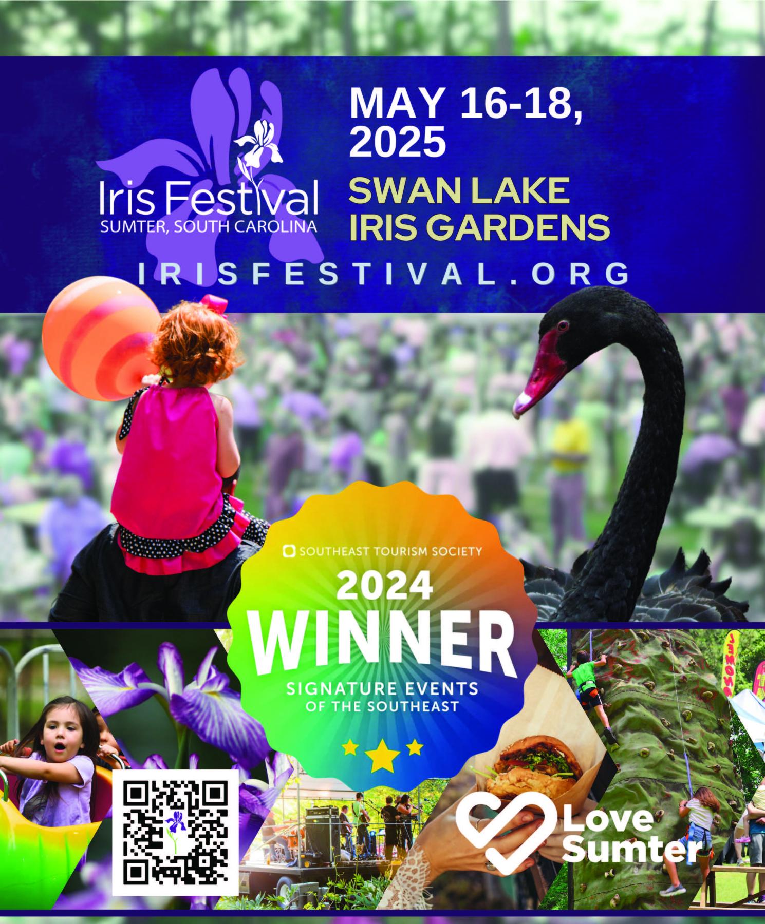 iris festival 2025 flyer